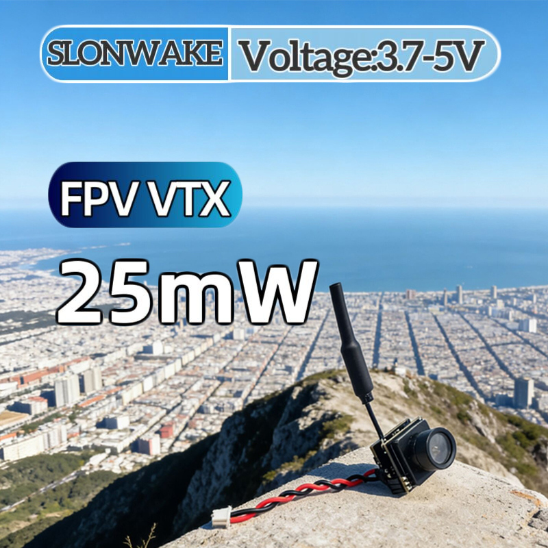 Drone Receiver - SLONWAKE FPV 25mW Simulasi Daya VTX