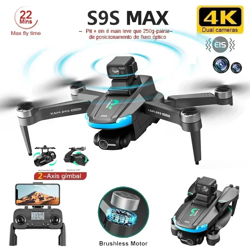 Drone MINI S9S MAX Baru 4K 2 S - Drone Gps Module ulasan dan harga