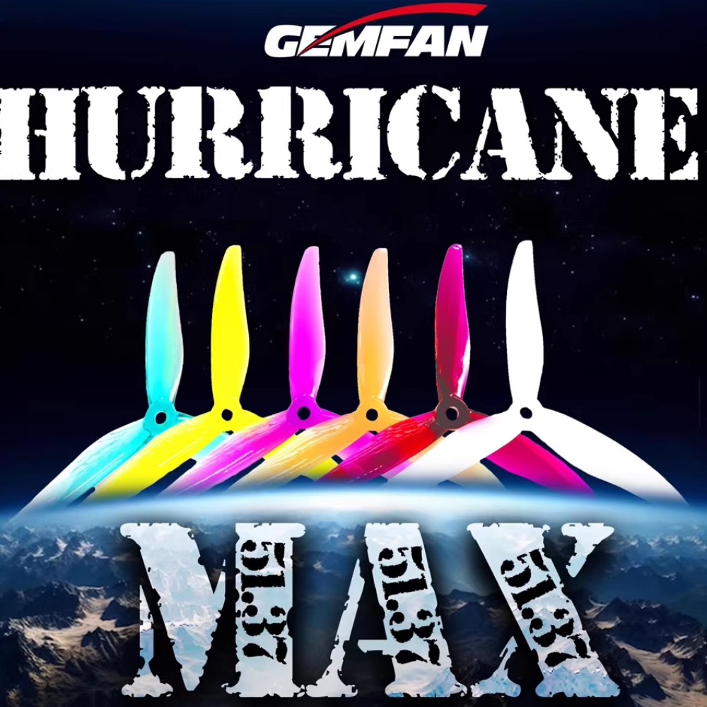 2 Pasang Gemfan Hurricane 5137 - Drone Propeller ulasan dan harga